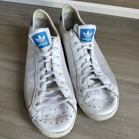 Adidas Aderley SPZL White Bright Blue 2020 FX1502 Men's - Size 10.5 US / 10 UK - Picture 9 of 11